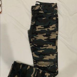 Camo jeans
